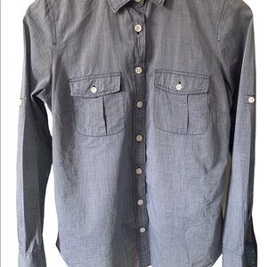 Chambray J. Crew The Perfect Shirt button-up Shirt Small
